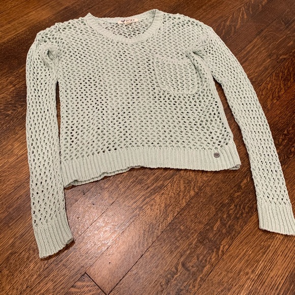 Roxy Teal Coverup Top - Picture 5 of 6